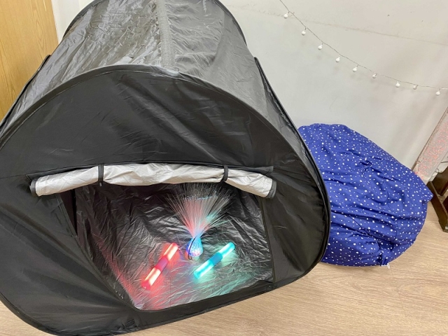 A Sensory church Chill-Out Tent